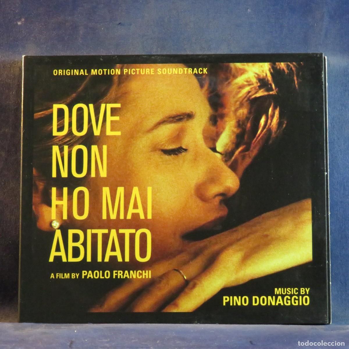 CDs de M&uacute;sica: PINO DONAGGIO &ndash; DOVE NON HO MAI ABITATO (ORIGINAL MOTION PICTURE SOUNDTRACK) - CD