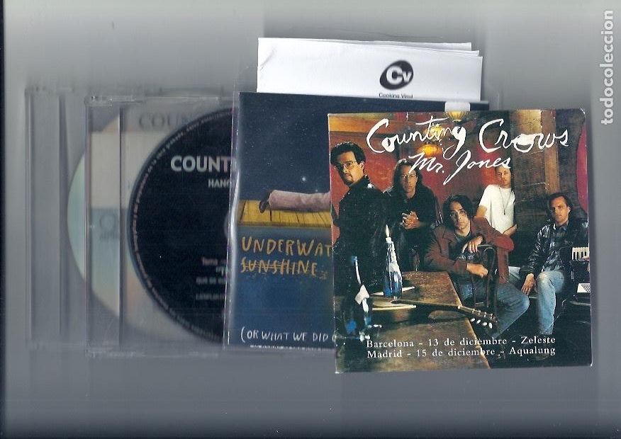 CDs de M&uacute;sica: COUNTING CROWS. Underwater sunshine. Mr. Jones. Hanginaround. Rain king (4 cd single)