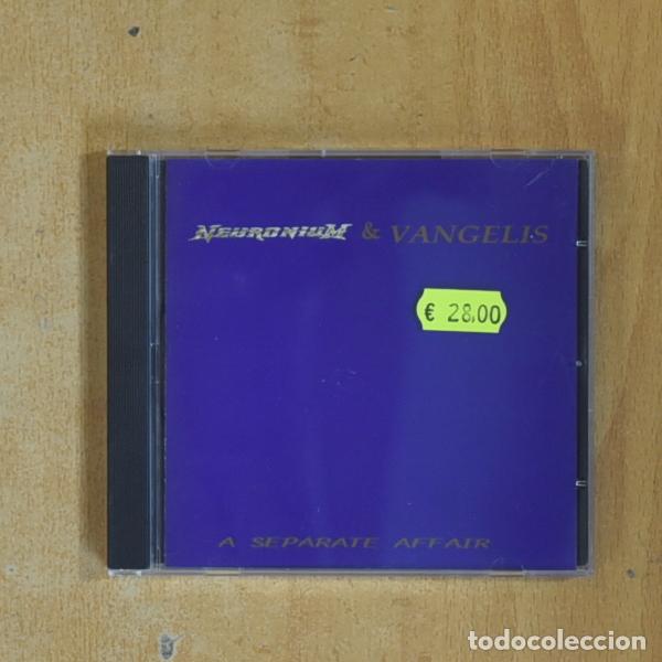 CDs de m&uacute;sica: NEURONIUM & VANGELIS - A SEPARATE AFFAIR - CD - Foto 1