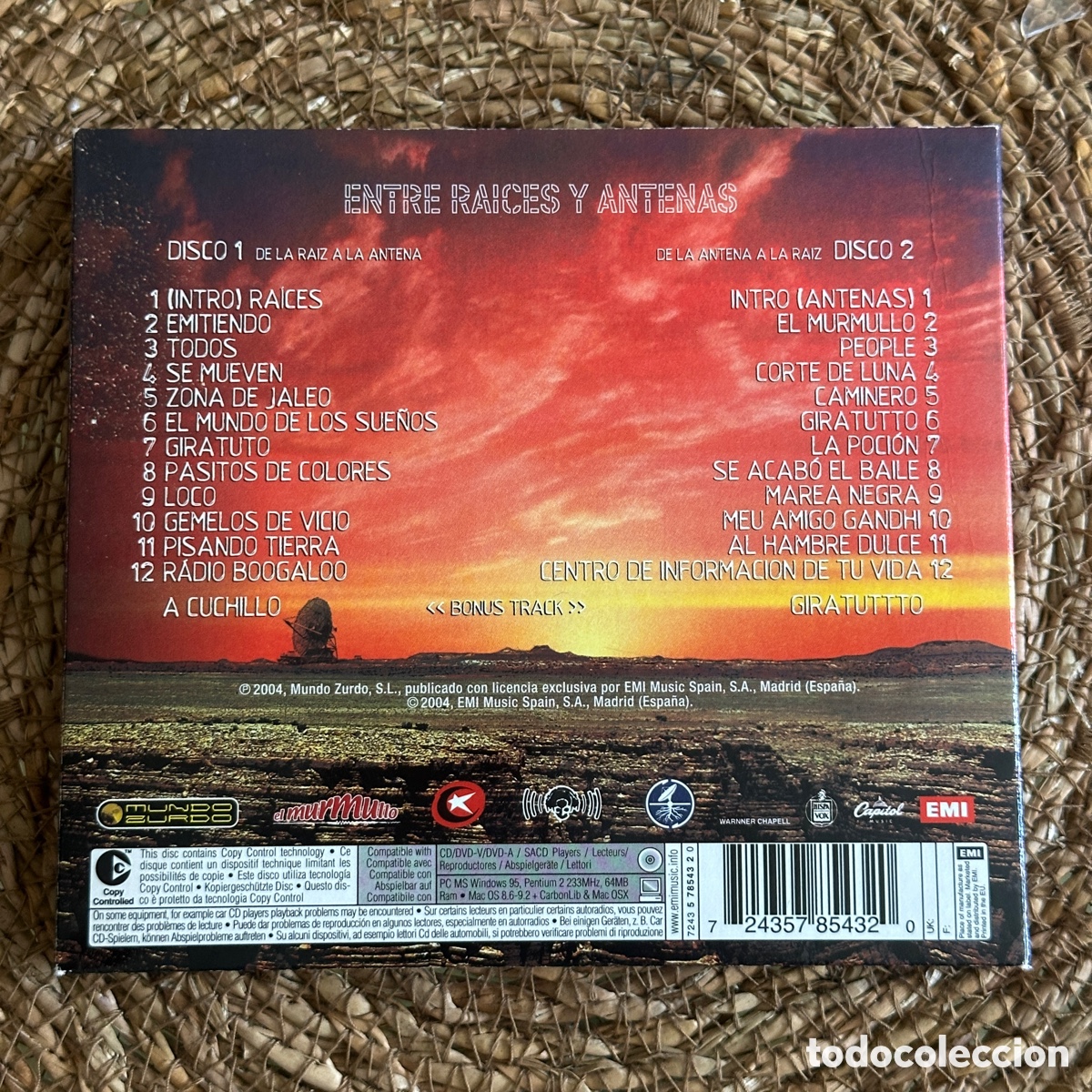 CDs de m&uacute;sica: Macaco - Entre Raices y Antenas Cd - Foto 2