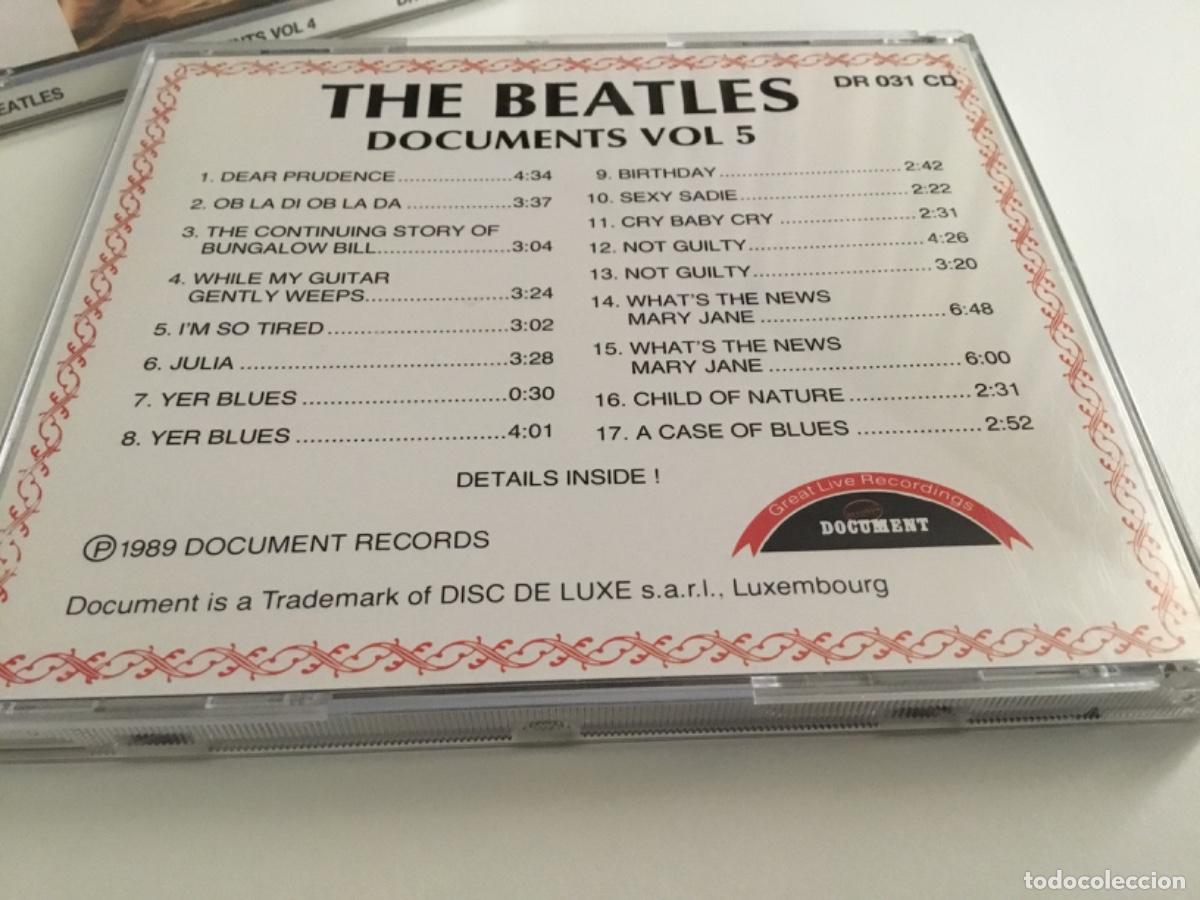 CDs de m&uacute;sica: THE BEATLES 2 cd&rsquo;s DOCUMENTS VOL 4 - 5 - Foto 2