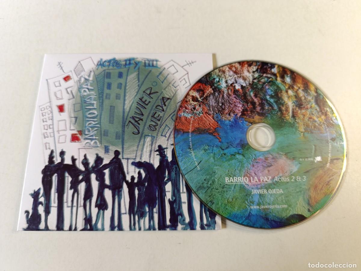 CDs de M&uacute;sica: JAVIER OJEDA 'Barrio La Paz (Actos 2 & 3)' CD &Aacute;lbum 2016 Danza Invisible Chucho Vald&eacute;s Javier Andreu