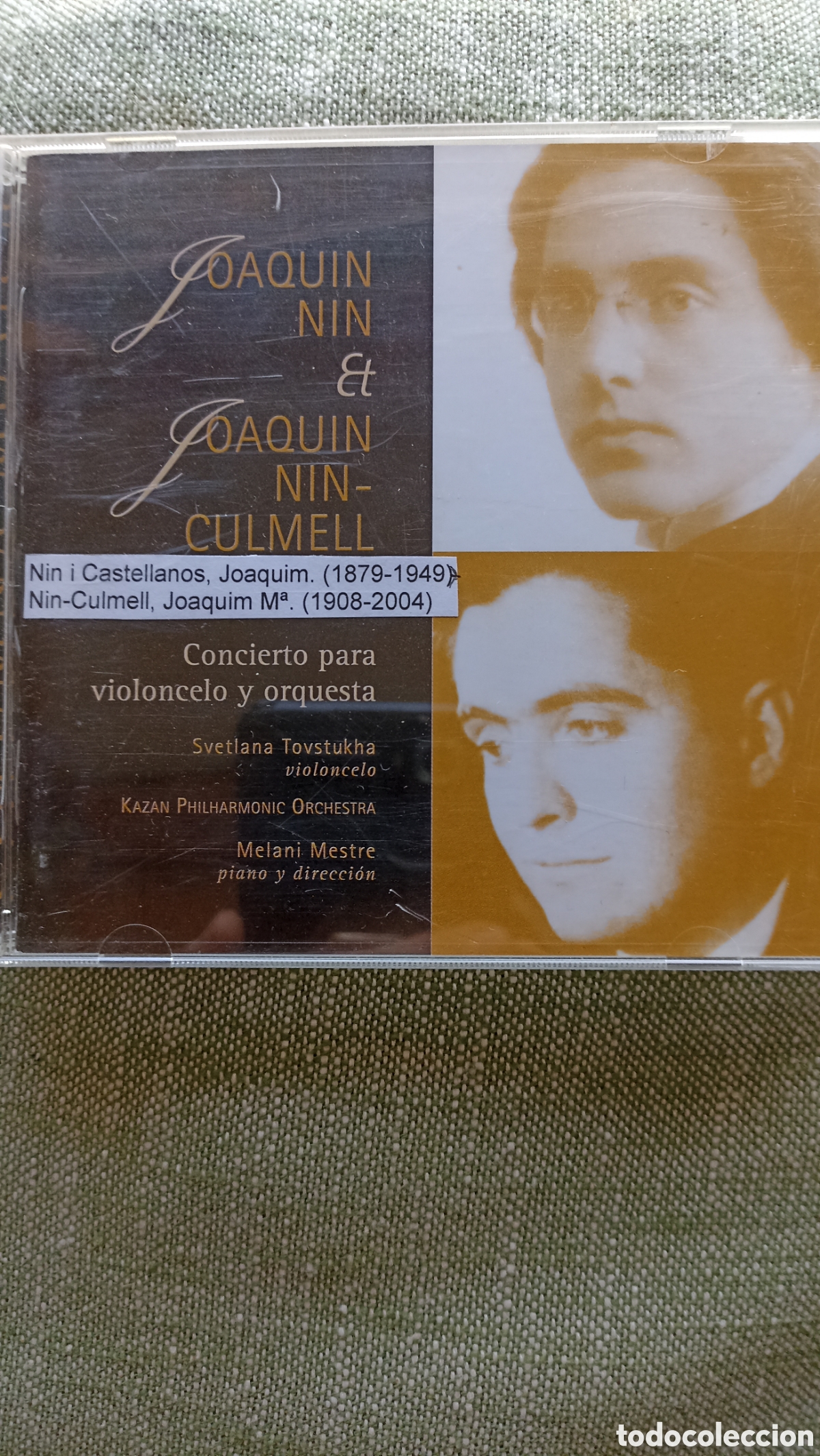 CDs de M&uacute;sica: CD de Joaqu&iacute;n Nin y Joaqu&iacute;n Nin-Culmell: Concierto para violoncelo y orquesta