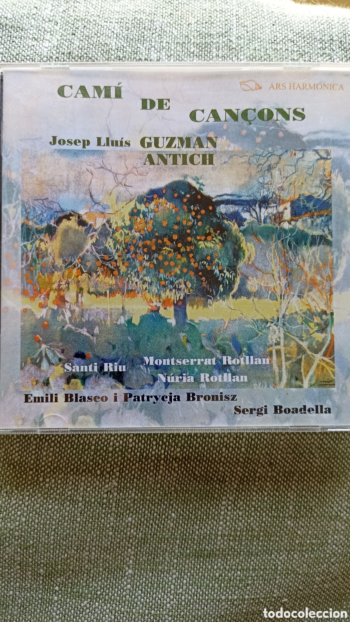 CDs de M&uacute;sica: Cam&iacute; de Can&ccedil;ons&rdquo; del compositor Josep Llu&iacute;s Guzman i Antich, publicado por el sello Ars
