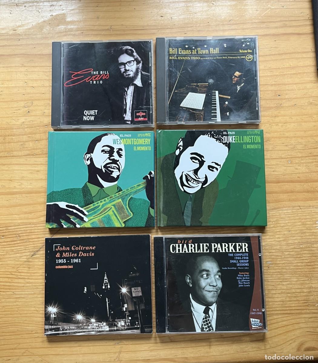 CDs de M&uacute;sica: Lote 6 CDs Jazz: Bill Evans, Parker, Coltrane