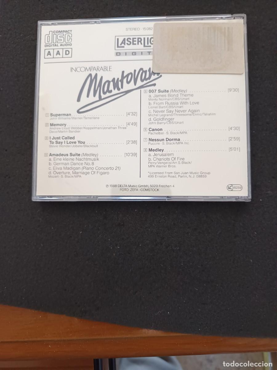 CDs de m&uacute;sica: INCOMPABLE MANTOVANI. - Foto 2