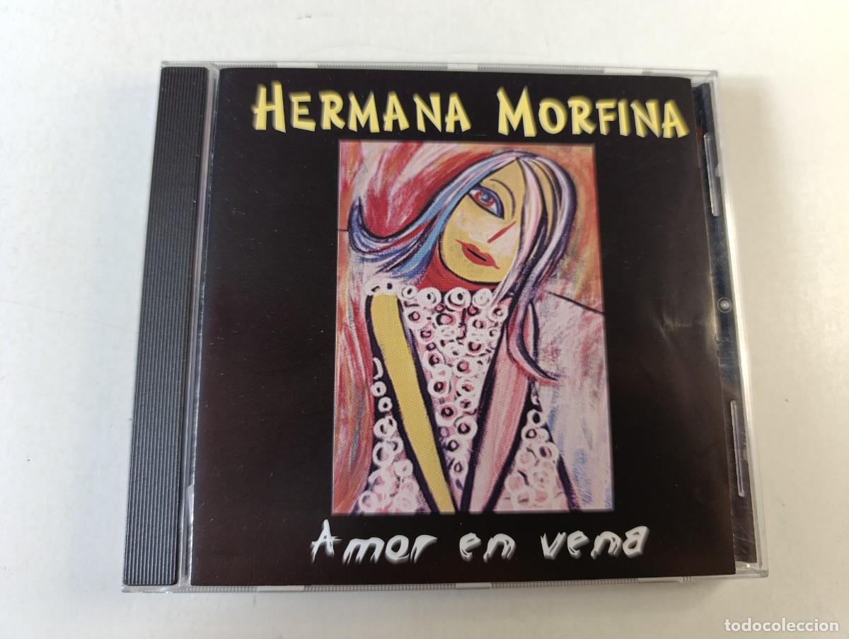 CDs de M&uacute;sica: HERMANA MORFINA 'Amor En Vena' CD &Aacute;lbum 2001 rock'n'roll banda de Ciudad Real Buenas Noches Rose