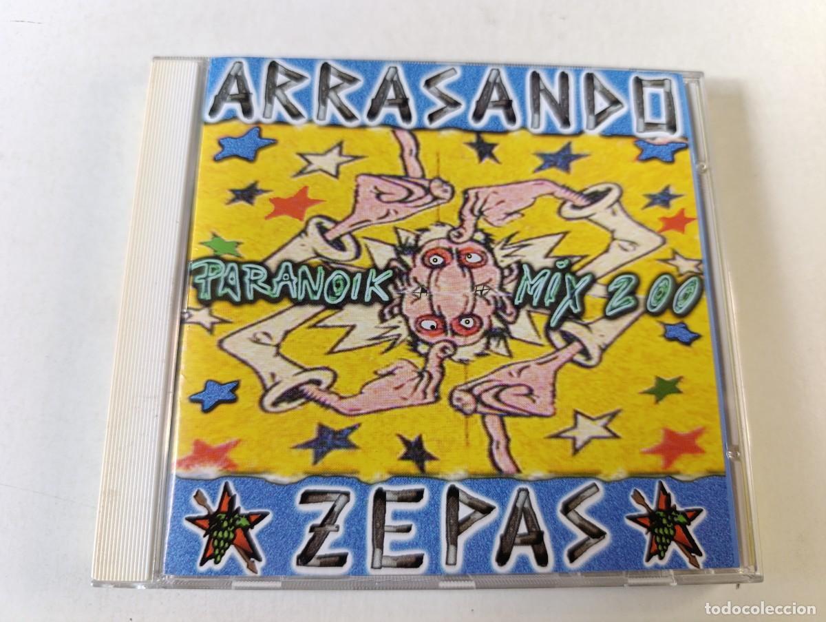 CDs de M&uacute;sica: ARRASANDO ZEPAS 'Paranoik Mix 200' CD &Aacute;lbum 2001 punk rock Ciudad Real Mam&aacute; Ladilla El Chinchilla