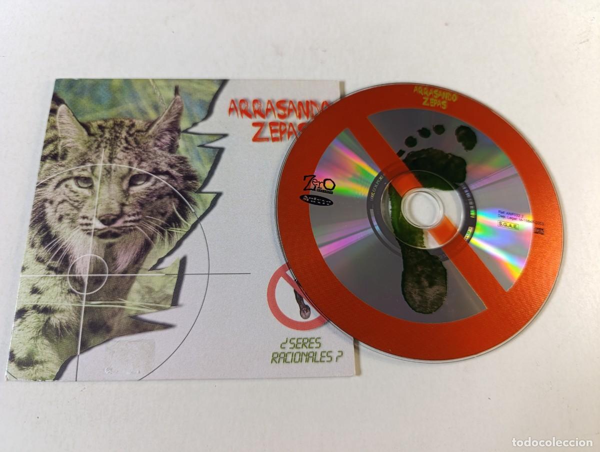 CDs de M&uacute;sica: ARRASANDO ZEPAS '&iquest;Seres Racionales?' CD &Aacute;lbum promo 2003 punk rock 5 tema Mam&aacute; Ladilla El Chinchilla