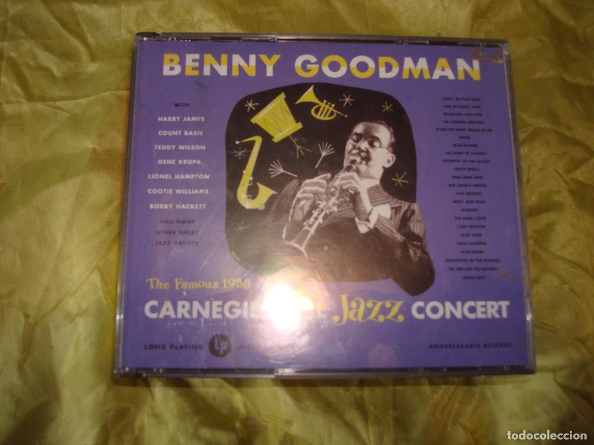 CDs de M&uacute;sica: BENNY GOODMAN. CARNEGIE HALL JAZZ CONCERT. 1938. 2 CD&acute;S+ LIBRETO (#)