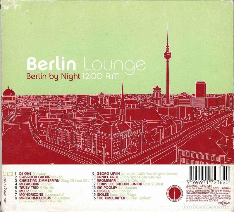 CDs de m&uacute;sica: Berlin Lounge. 2 x CD - Foto 2