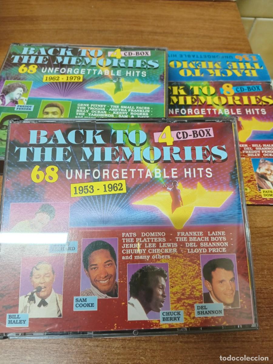 CDs de M&uacute;sica: BACK TO 8 CD - THE MEMORIES - 136 UNFORGETTABLE HITS - 1953,1979