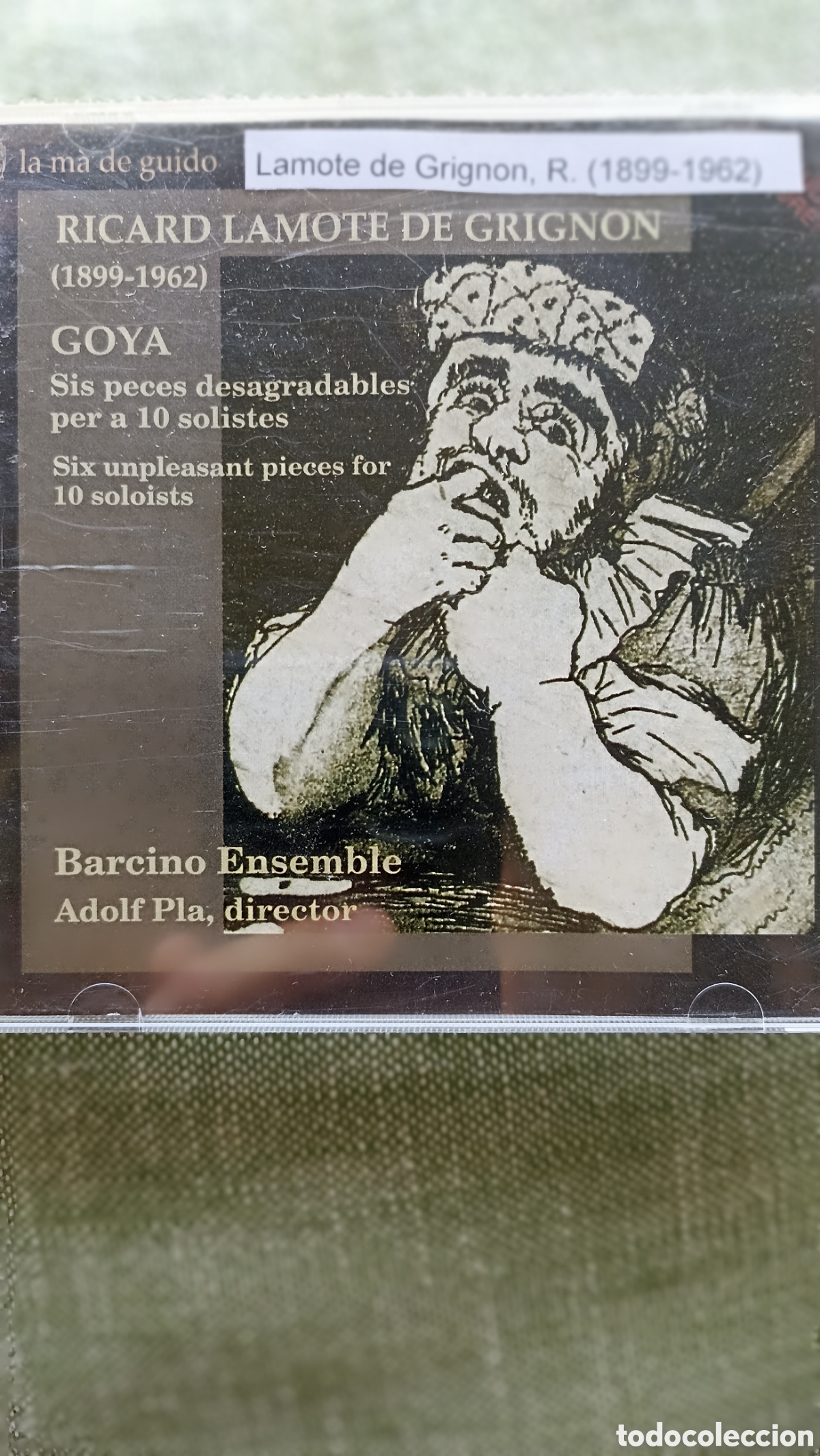 CDs de M&uacute;sica: Seis piezas desagradables para 10 solistas) por Ricard Lamote de Grignon.