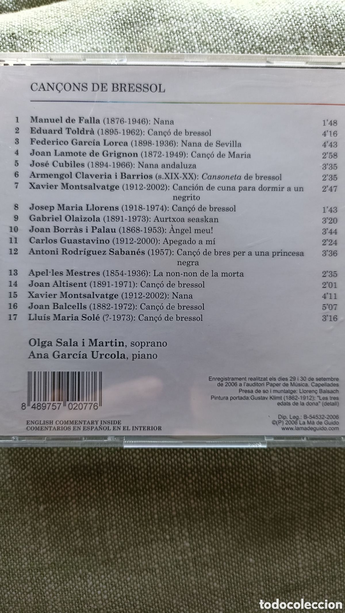 CDs de m&uacute;sica: Can&ccedil;ons de bressol (Lullabies), - Foto 2