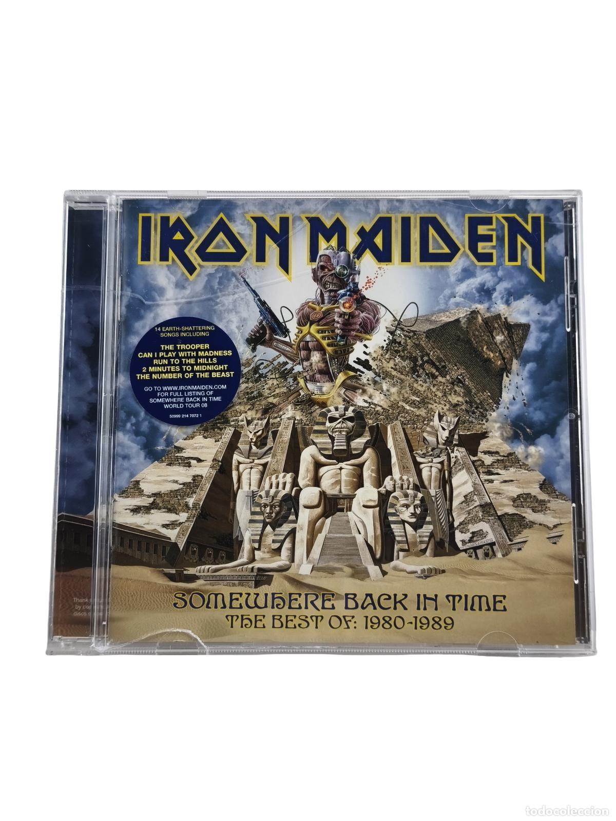 CDs de M&uacute;sica: IRON MAIDEN - SOMEWHERE BACK IN TIME - THE BEST OF: 1980-1989