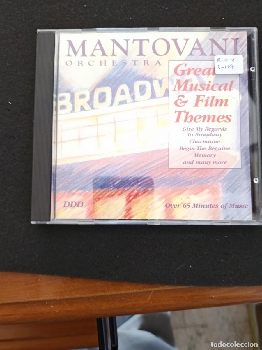 CDs de M&uacute;sica: MANTOVANI ORCHESTRA. GREAT MUSICAL & FILM THEMES