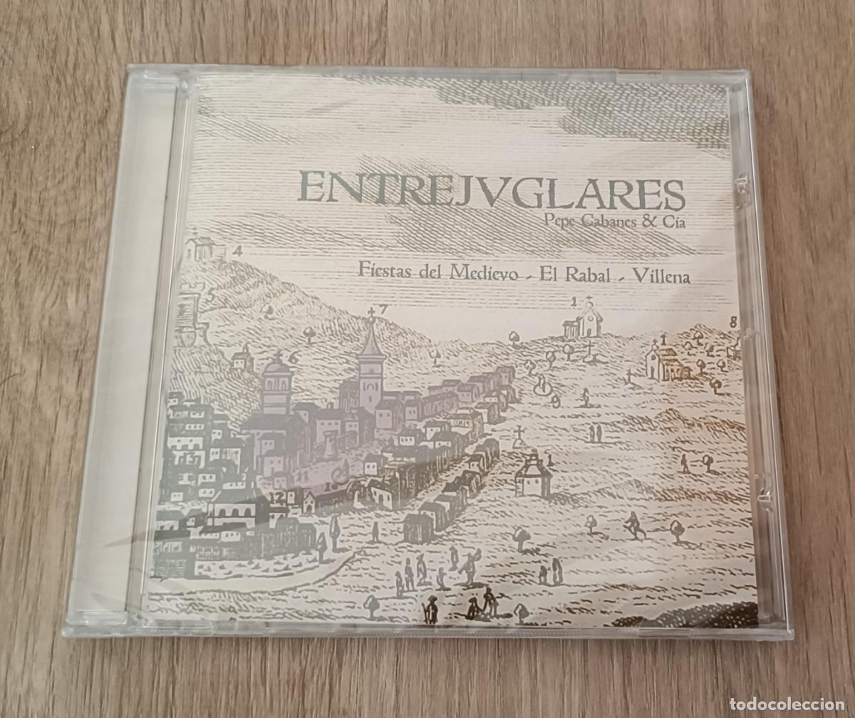 CDs de M&uacute;sica: CD ENTREJUGLARES, Pepe Cabanes & Cia. Fiestas del Medievo, El Rabal, Villena, Nuevo, Precintado