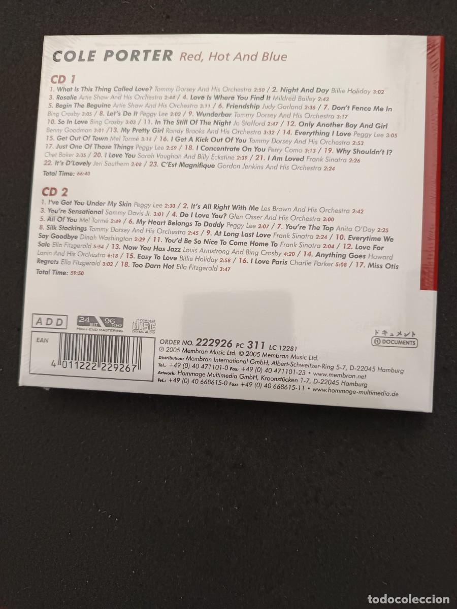 CDs de m&uacute;sica: 2 CD-SET. COLE PORTER. RED, HOT AND BLUE - Foto 2