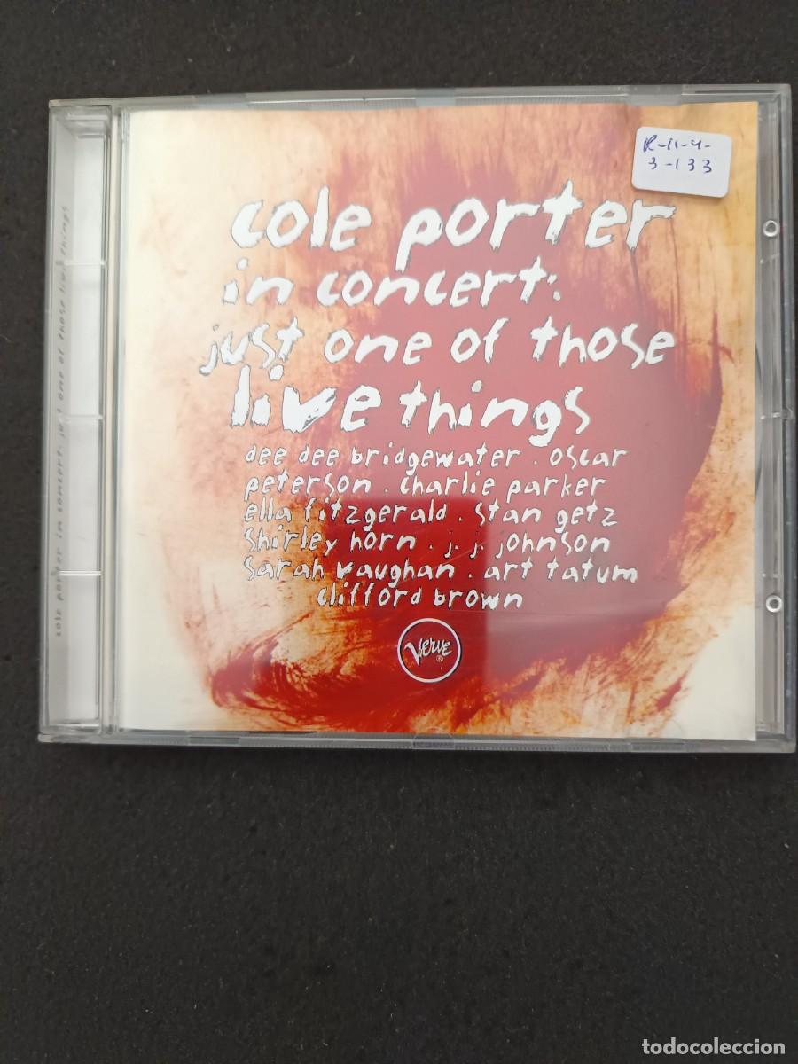 CDs de M&uacute;sica: COLE PORTER IN CONCERT: JUST ONE OF THOSE LIVE THINGS