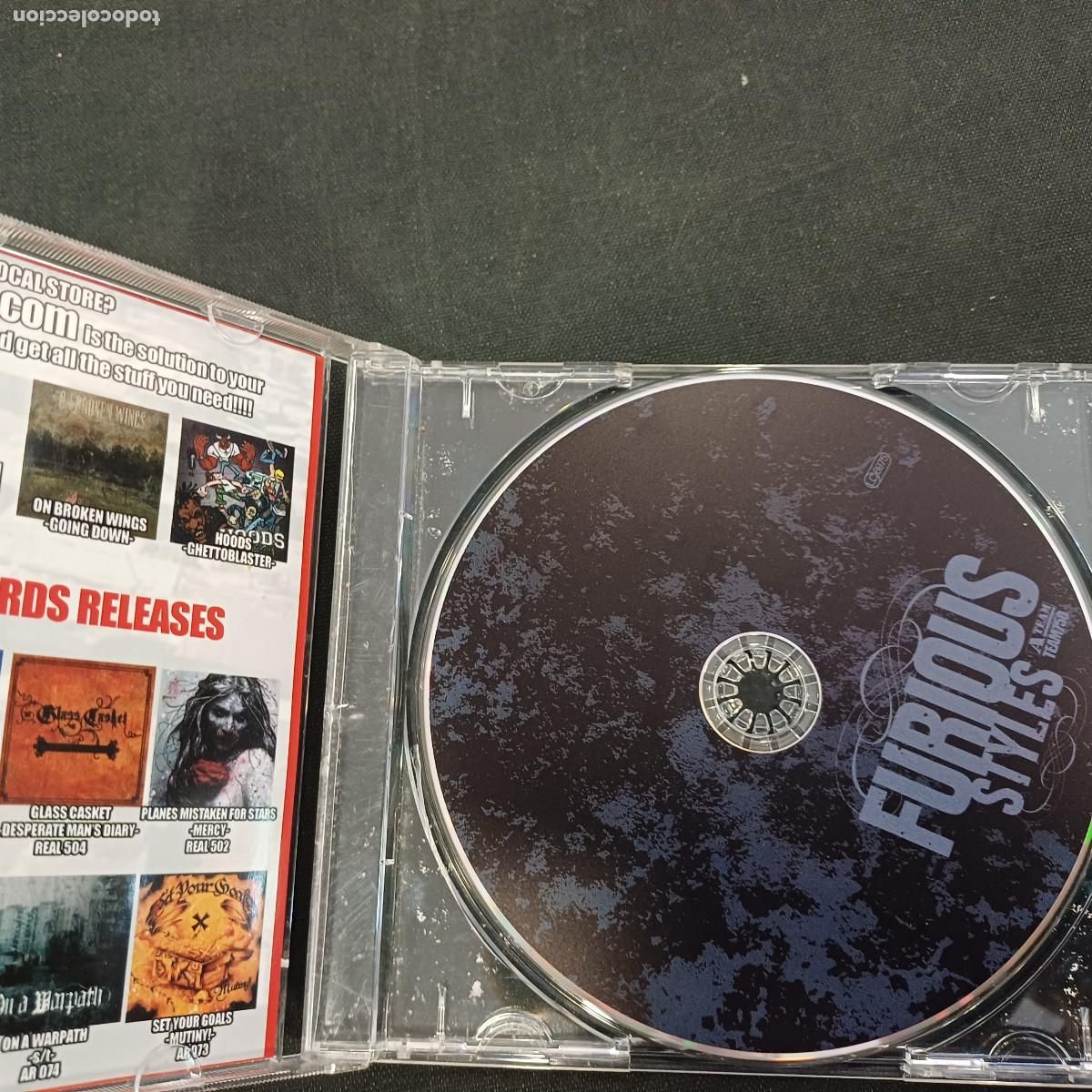 CDs de m&uacute;sica: FURIOUS STYLES/LIFE LESSONS/CD HARDCORE. - Foto 2