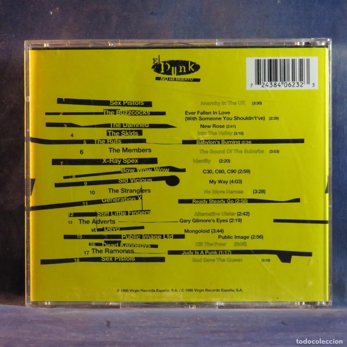 CDs de m&uacute;sica: VARIOUS &ndash; EL PUNK NO HA MUERTO - CD - Foto 2