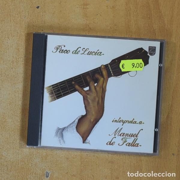 CDs de M&uacute;sica: PACO DE LUCIA - INTERPRETA A MANUEL DE FALLA - CD