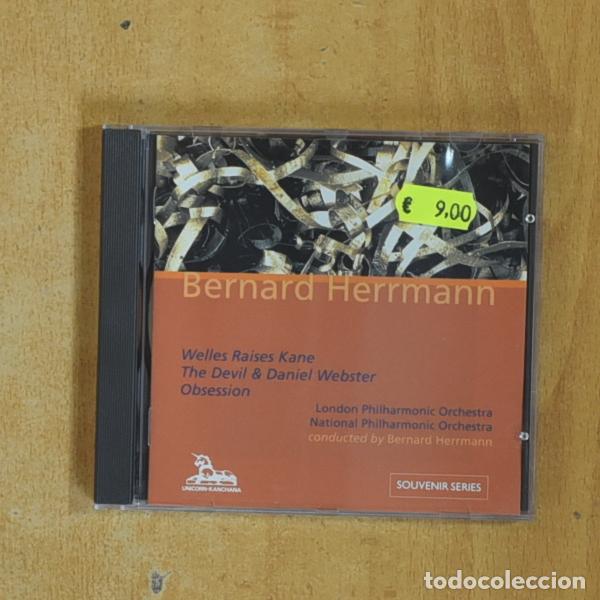 CDs de M&uacute;sica: BERNARD HERRMANN - WELLES RAISES KANE / THE DEVIL & DANIEL WEBSTER / OBSESSION - CD