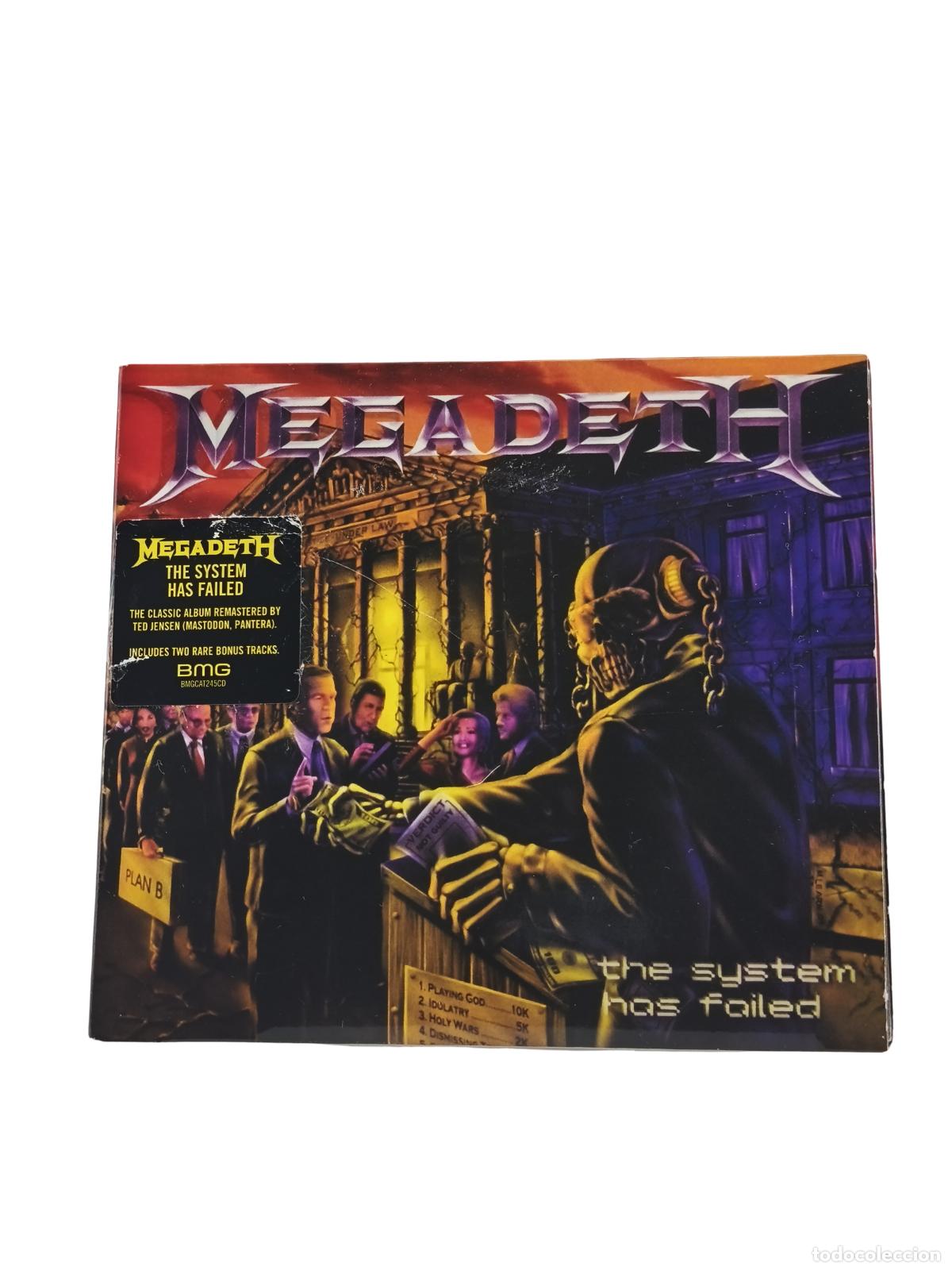 CD de M&uacute;sica: MEGADETH - THE SYSTEM HAS FAILED