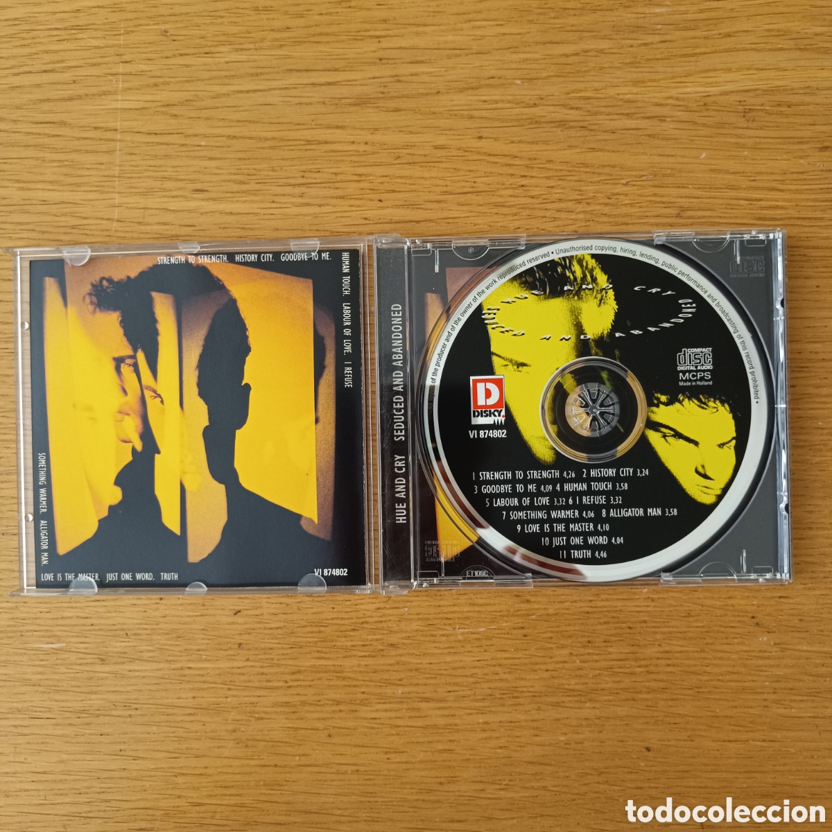CDs de m&uacute;sica: Hue And Cry CD Seduced And Abandoned - Foto 3
