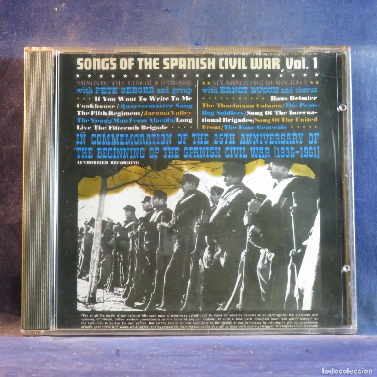 CDs de M&uacute;sica: PETE SEEGER AND GROUP / ERNST BUSCH &ndash; SONGS OF THE SPANISH CIVIL WAR, VOL. 1 - CD