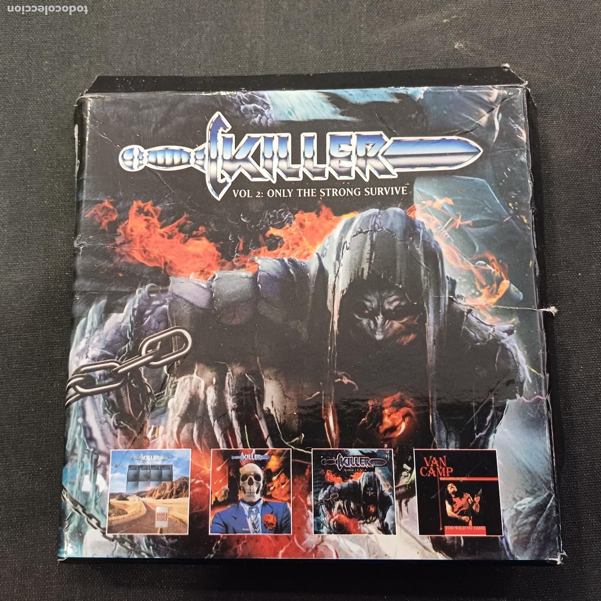 CDs de M&uacute;sica: KILLER/ONLY THE STRONG SURVIVE/VOL.2/BOX SET CD 4 DISCOS+POSTER.