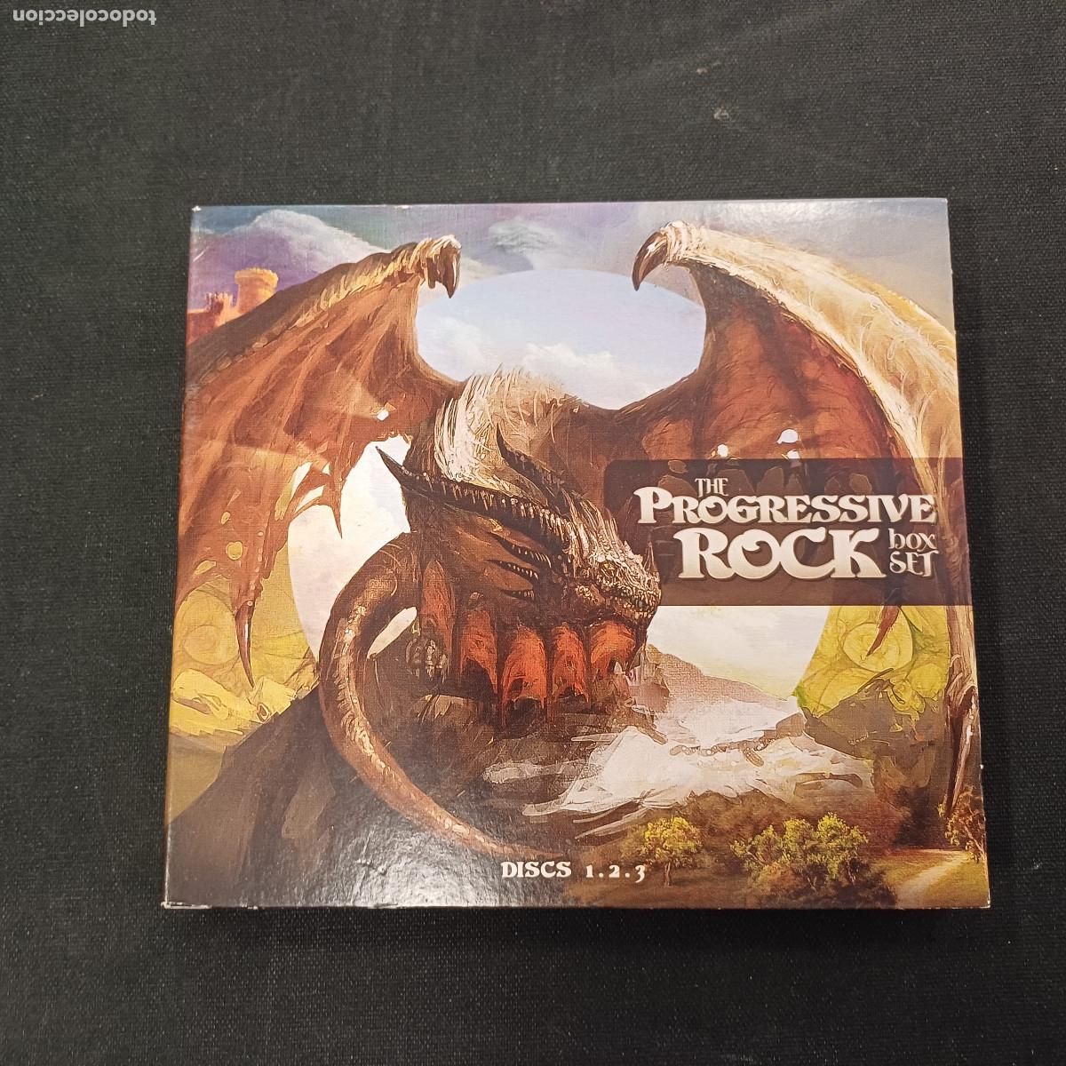 CDs de M&uacute;sica: THE PROGRESSIVE ROCK/BOX SET CD DISCOS 1-2-3.