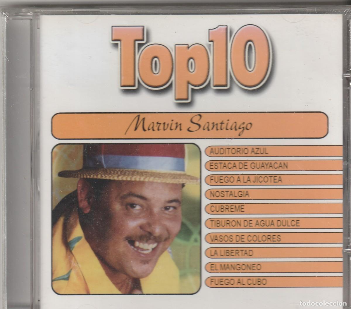 CDs de M&uacute;sica: MARVIN SANTIAGO - COLECCION TOP 10 - CD-2006-LIQUIDAMOS