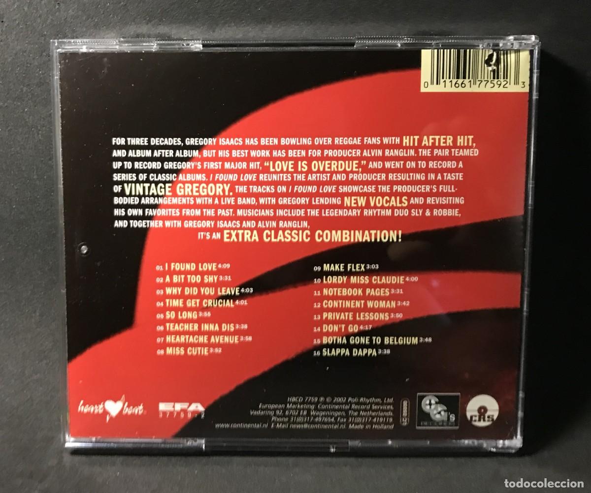 CDs de m&uacute;sica: Gregory Isaacs &ndash; I Found Love - CD - Heart Beat - Foto 2