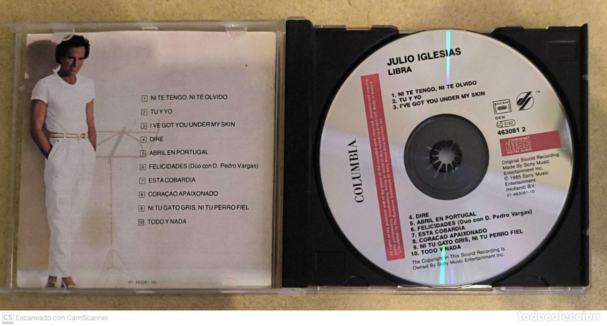 CDs de m&uacute;sica: JULIO IGLESIAS (LIBRA) CD Columbia - Foto 3