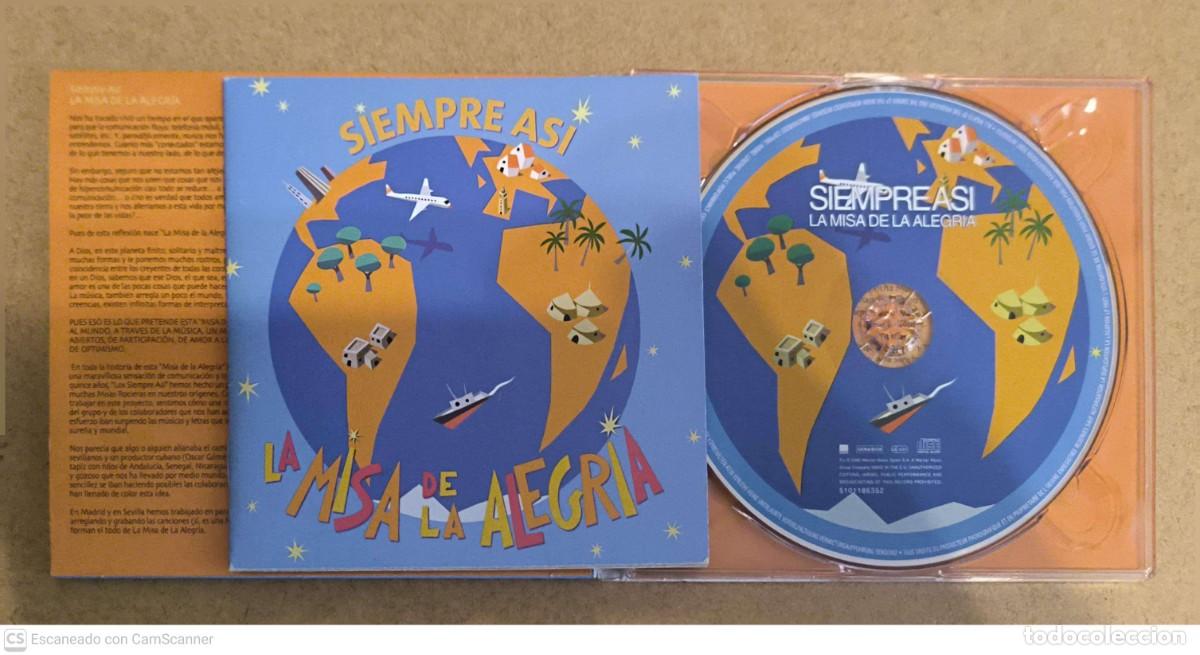 CDs de m&uacute;sica: SIEMPRE AS&Iacute; (LA MISA DE LA ALEGRIA) CD 2011 - Foto 3