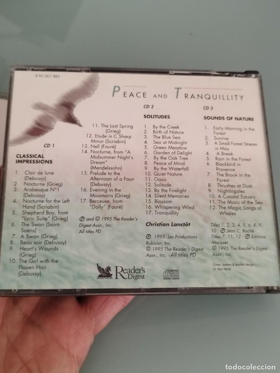 CDs de m&uacute;sica: Peace And Tranquillity. 3 CDs compilaci&oacute;n. - Foto 6