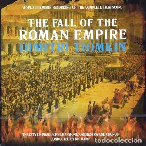 CDs de M&uacute;sica: La ca&iacute;da del Imperio Romano - The Fall of the Roman Empire Soundtrack 2 CDs New Dimitri Tiomkin