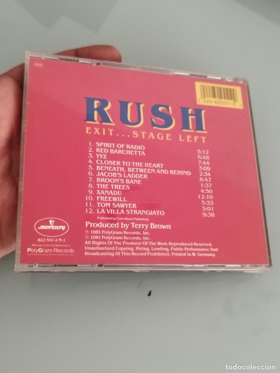 CDs de m&uacute;sica: Rush &ndash; Exit...Stage Left. Cd - Foto 3