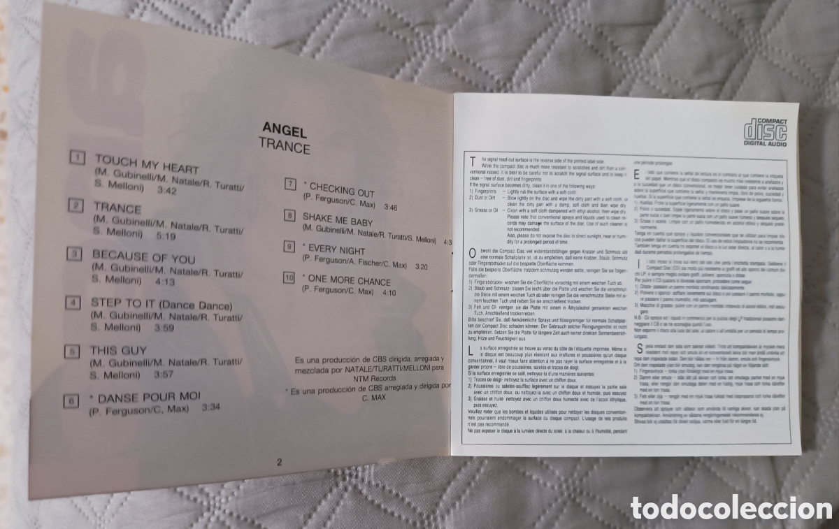 CDs de m&uacute;sica: CD Angel - Trance . Italo disco synth pop - Foto 4