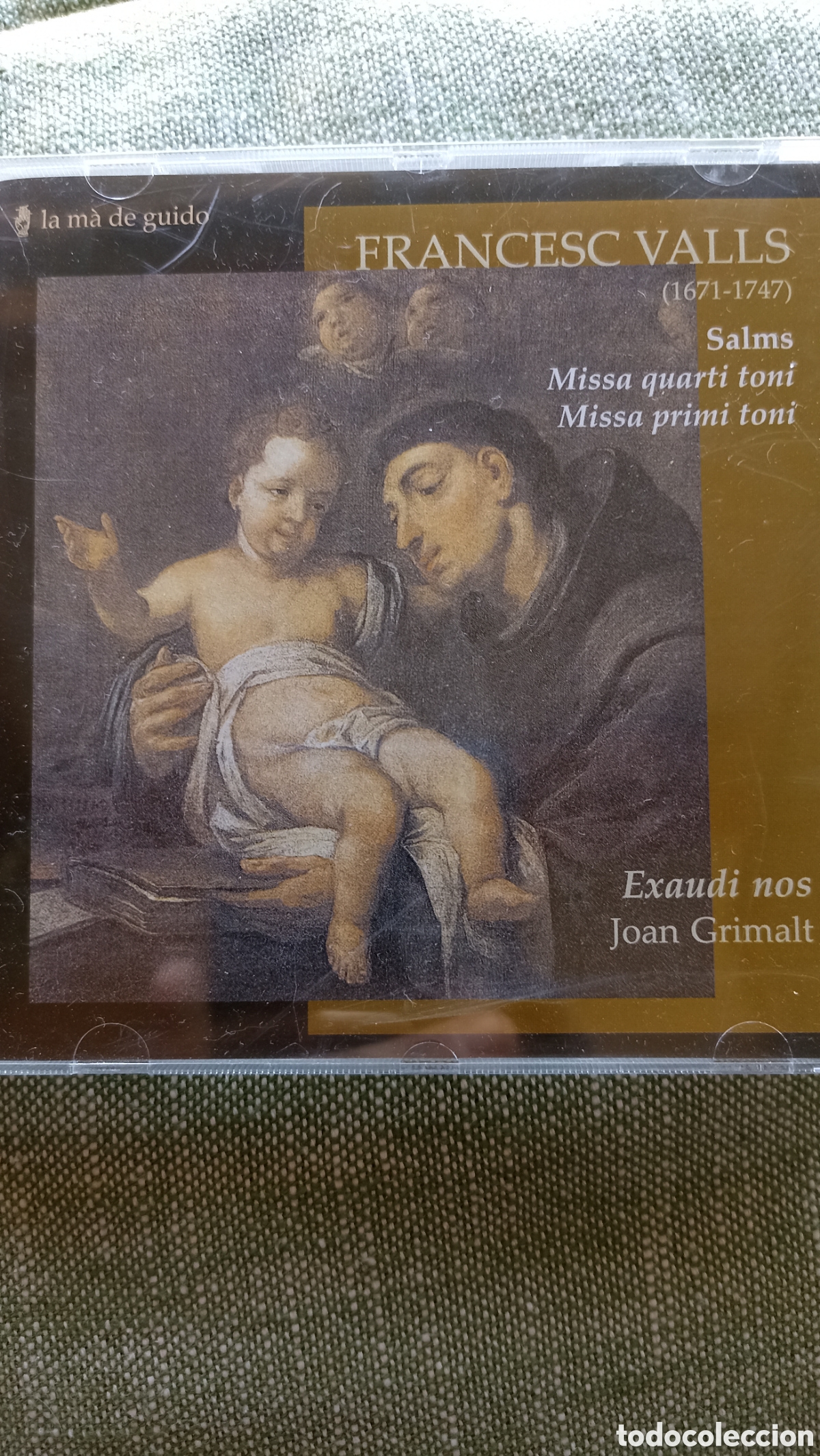 CDs de M&uacute;sica: &rdquo;Francesc Valls: Salms / Misses&rdquo; interpretado por el grupo Exaudi No