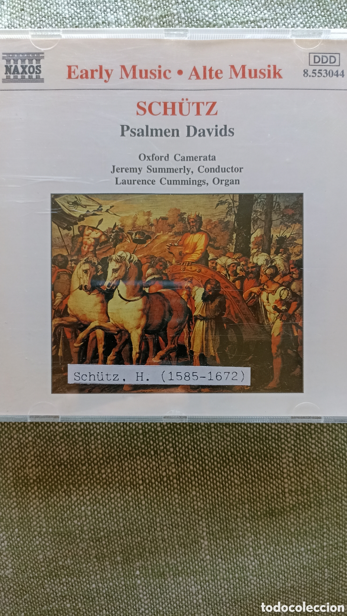 CDs de M&uacute;sica: Heinrich Sch&uuml;tz: Psalmen Davids