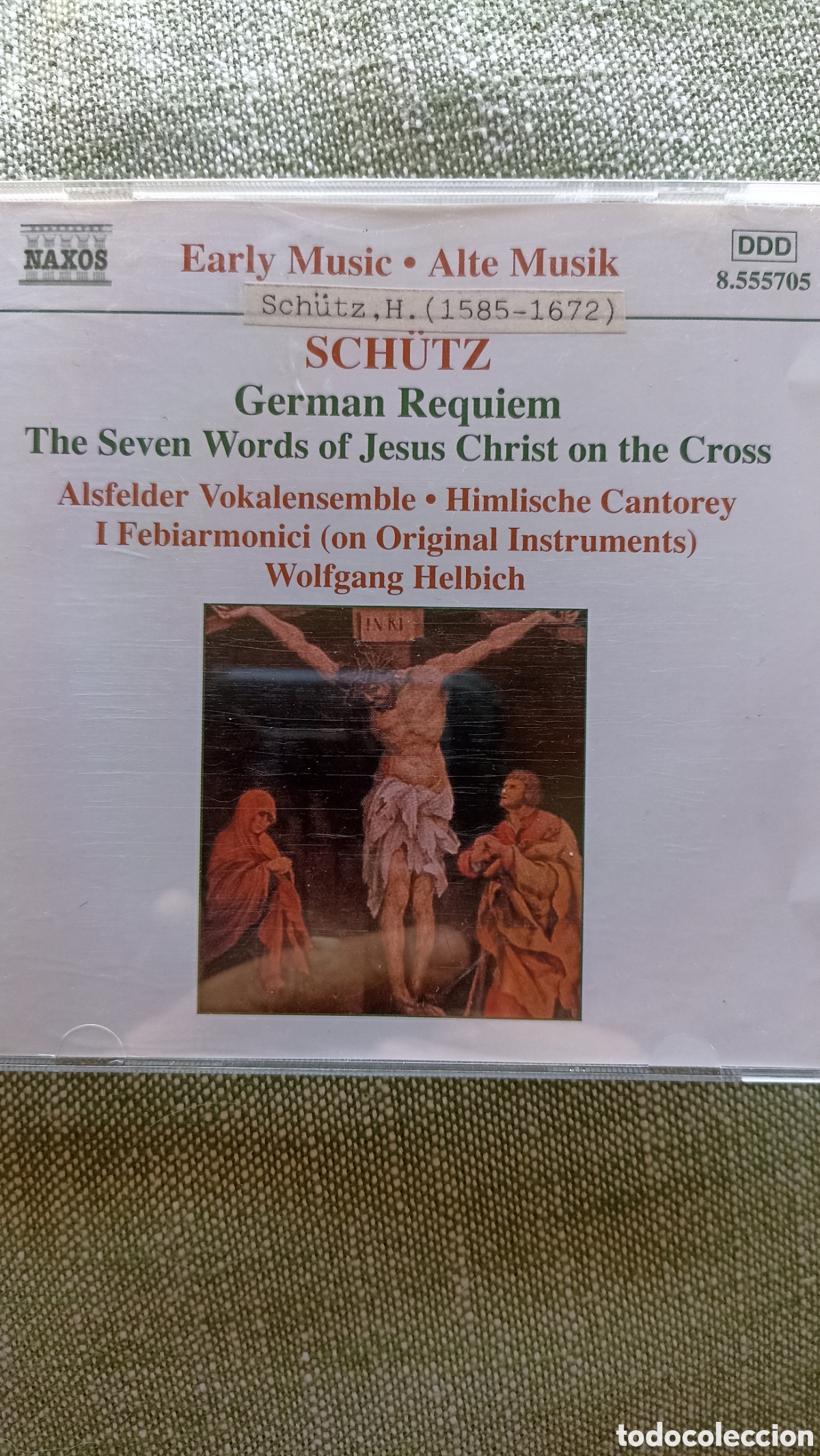 CDs de M&uacute;sica: CD Heinrich Sch&uuml;tz: German Requiem / Las Siete Palabras