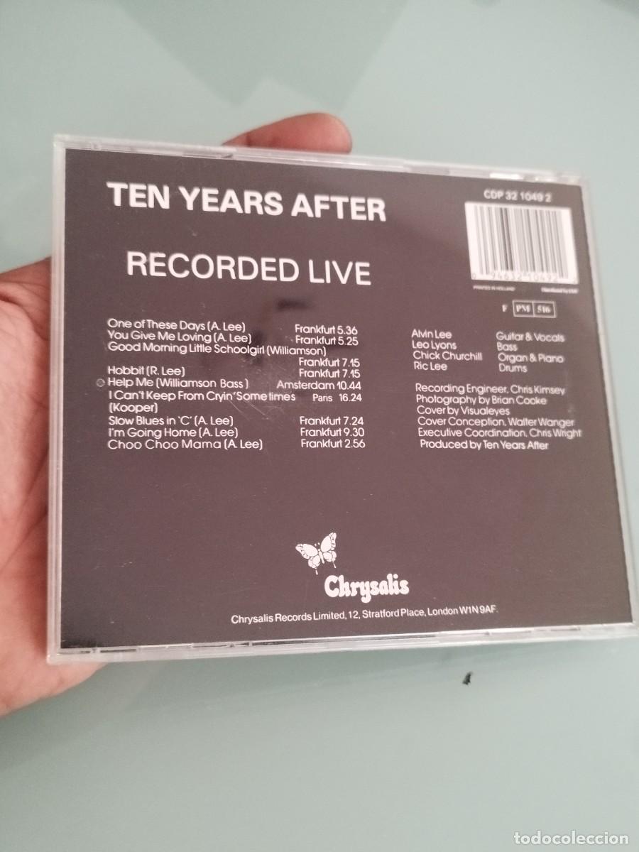 CDs de m&uacute;sica: Ten Years After &ndash; Recorded Live. Cd - Foto 3