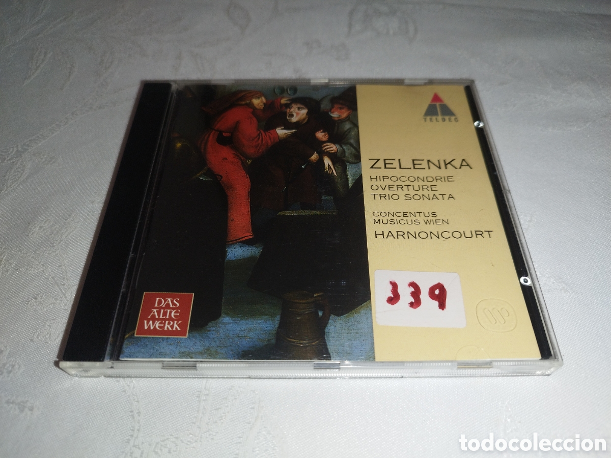 CDs de M&uacute;sica: CD. ZELENKA (1679-1745): HIPOCONDRIE OVERTURE TRIO SONATA.- HARNONCOURT. TELDEC, 1997
