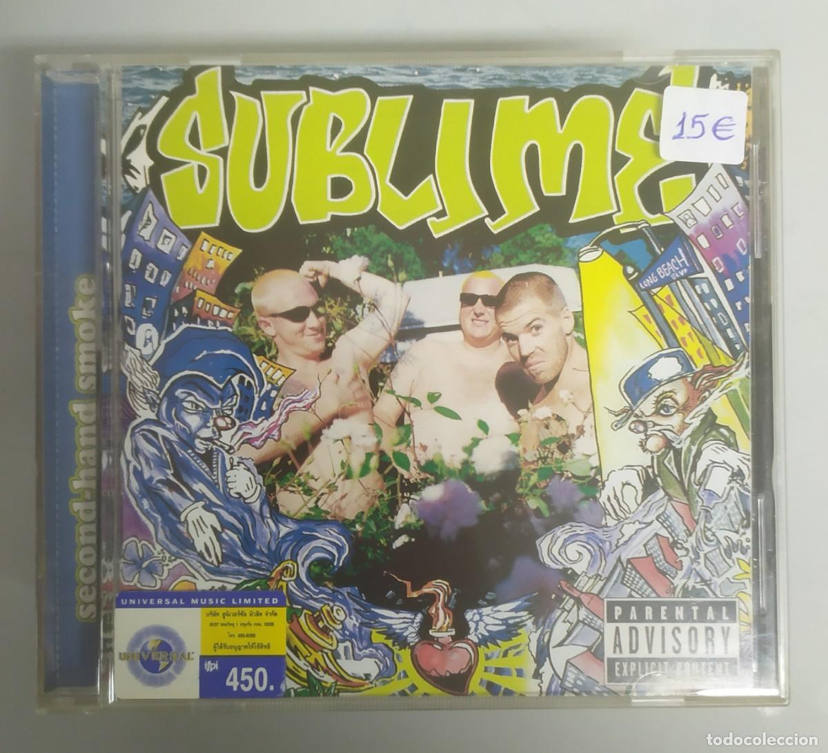 CDs de m&uacute;sica: CD SUBLIME SECOND HAND SMOKE - Foto 1