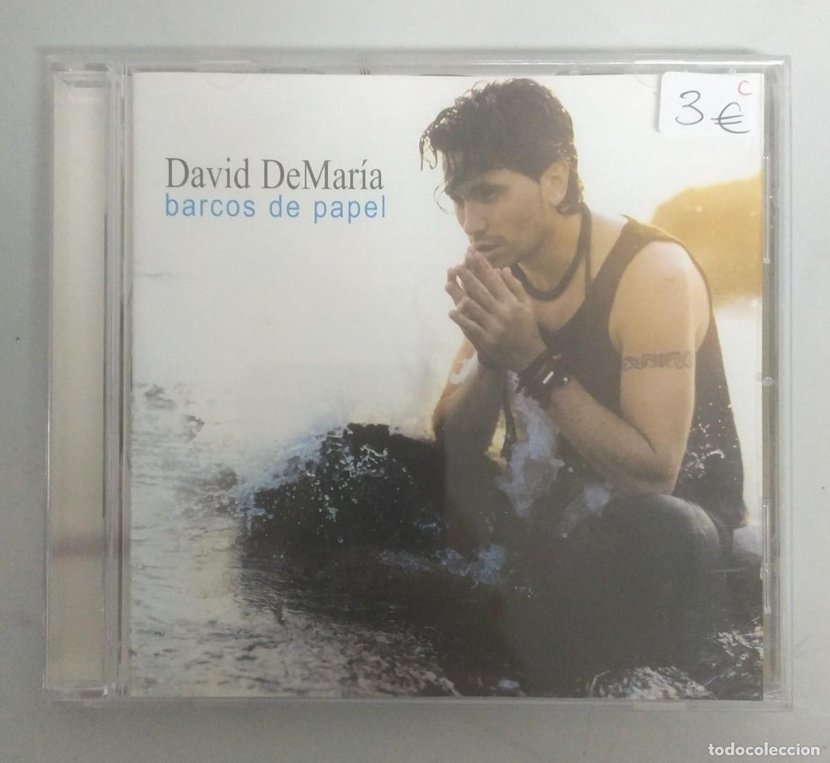 CDs de m&uacute;sica: CD DAVID DE MARIA BARCOS DE PAPEL - Foto 1