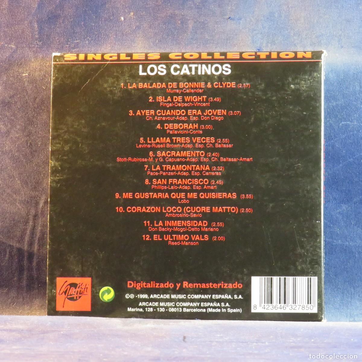 CDs de m&uacute;sica: LOS CATINOS &ndash; SINGLES COLLECTION - CD - Foto 2