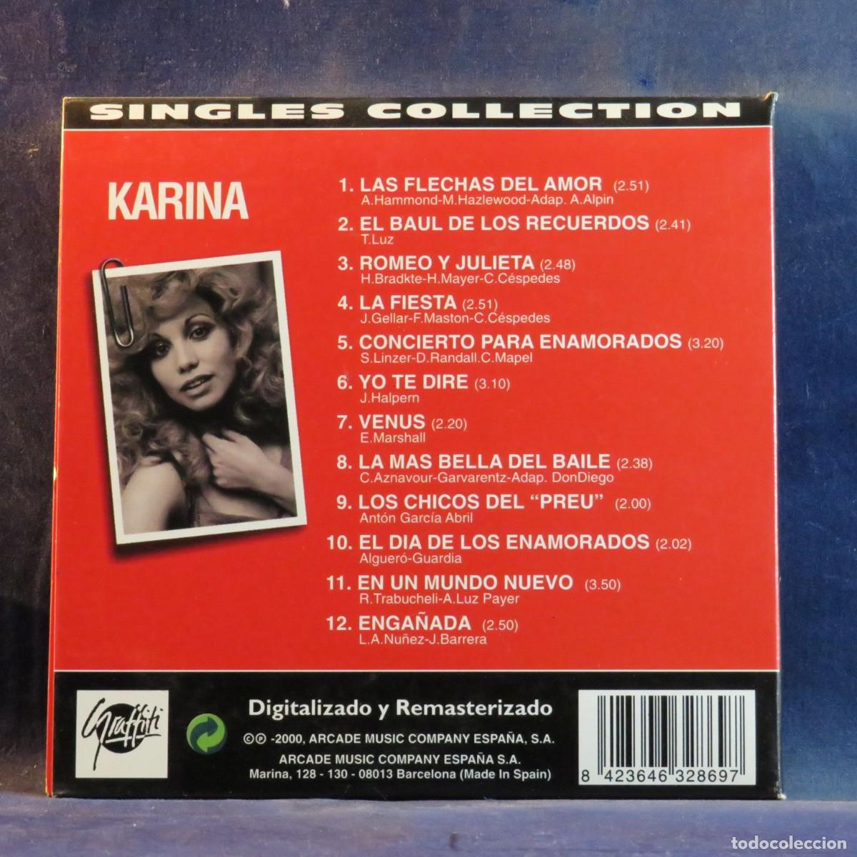 CDs de m&uacute;sica: KARINA &ndash; SINGLES COLLECTION - CD - Foto 2