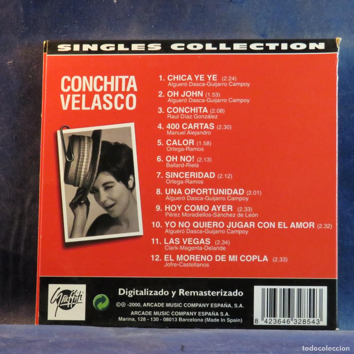CDs de m&uacute;sica: CONCHITA VELASCO &ndash; SINGLES COLLECTION - CD - Foto 2